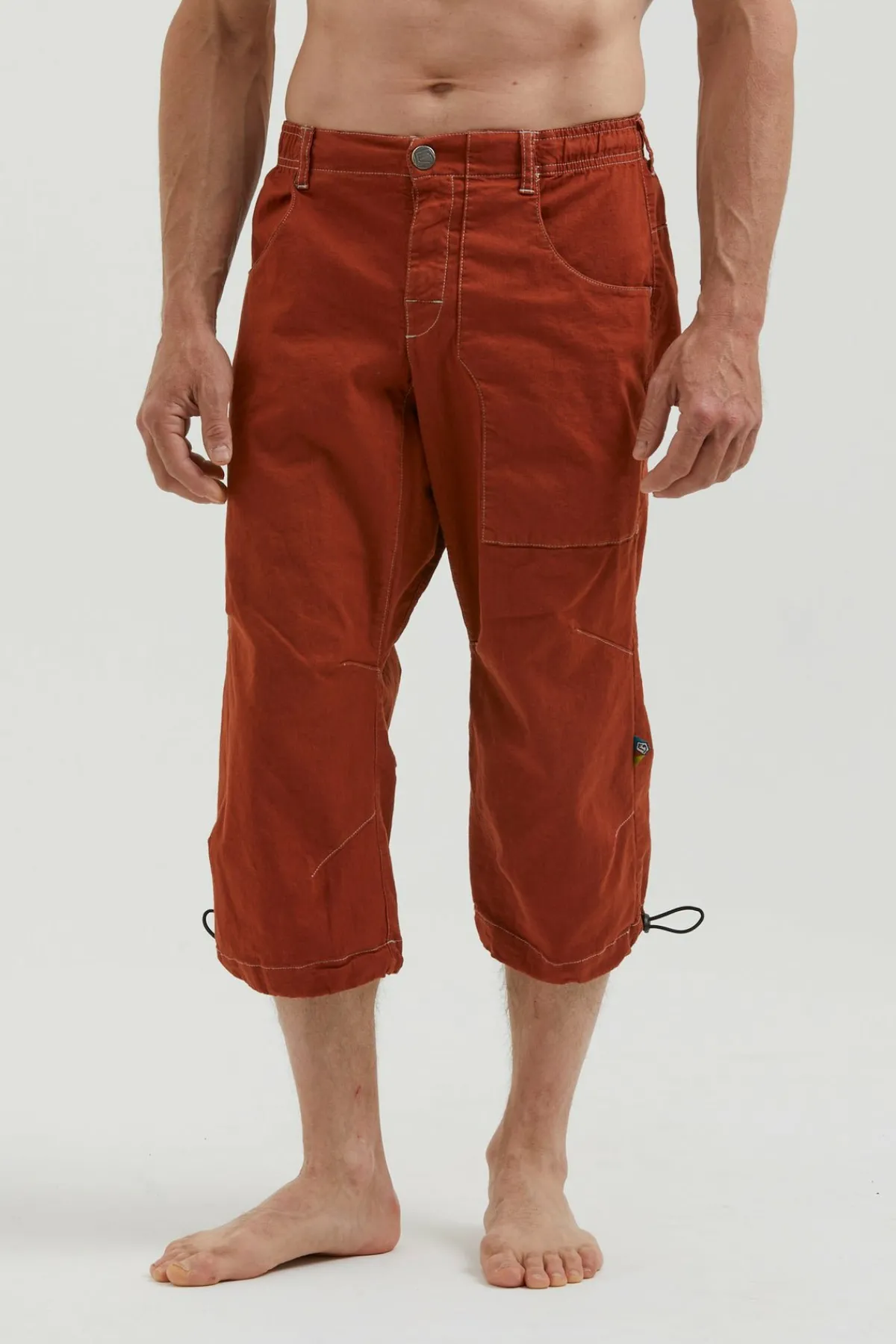 Bermudas-E9 Fuoco Flax 3/4 Red-Clay
