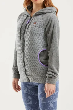 Manga Larga Y Forro Polar.-E9 Giusy Darkgrey-Cobalt