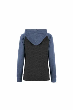 Manga Larga Y Forro Polar.-E9 Giusy Darkgrey-Cobalt